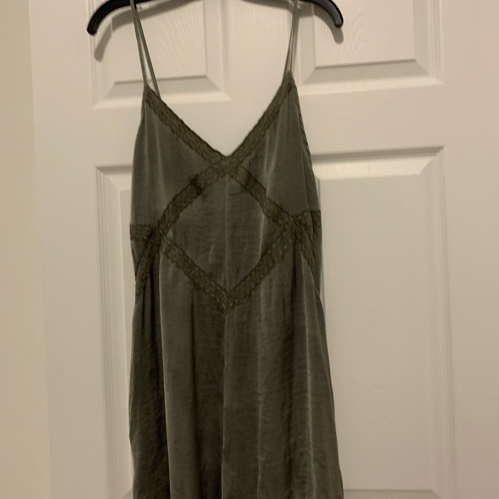 Olive green romper